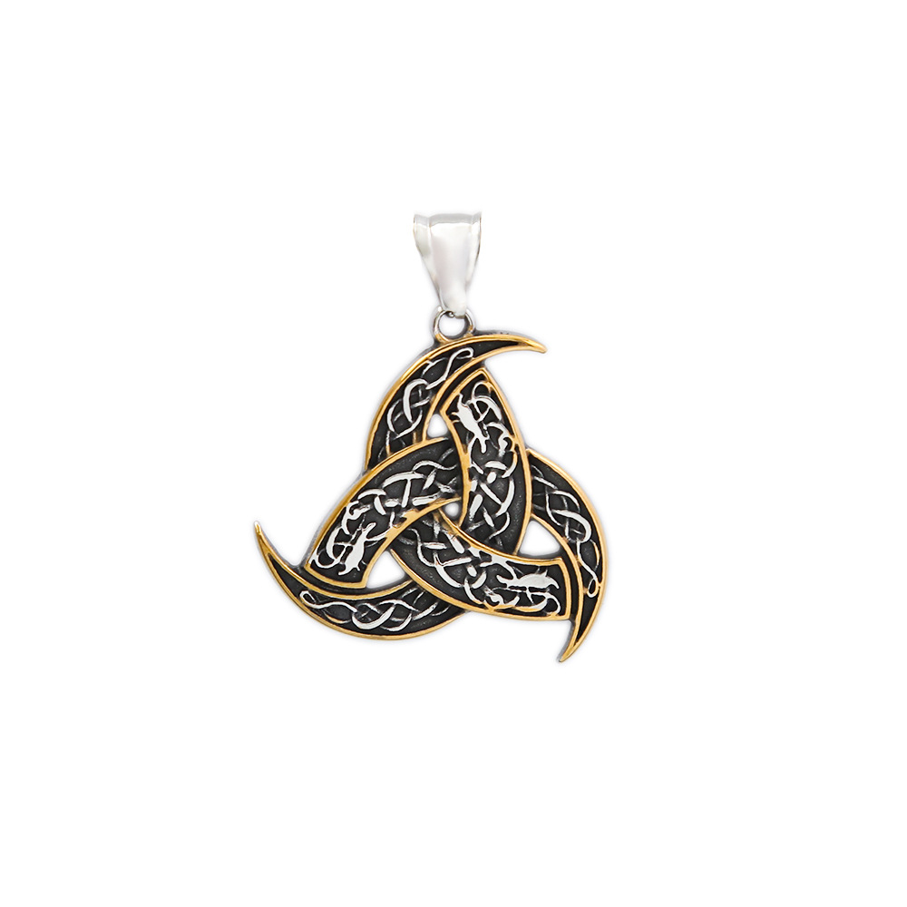 A single gold pendant