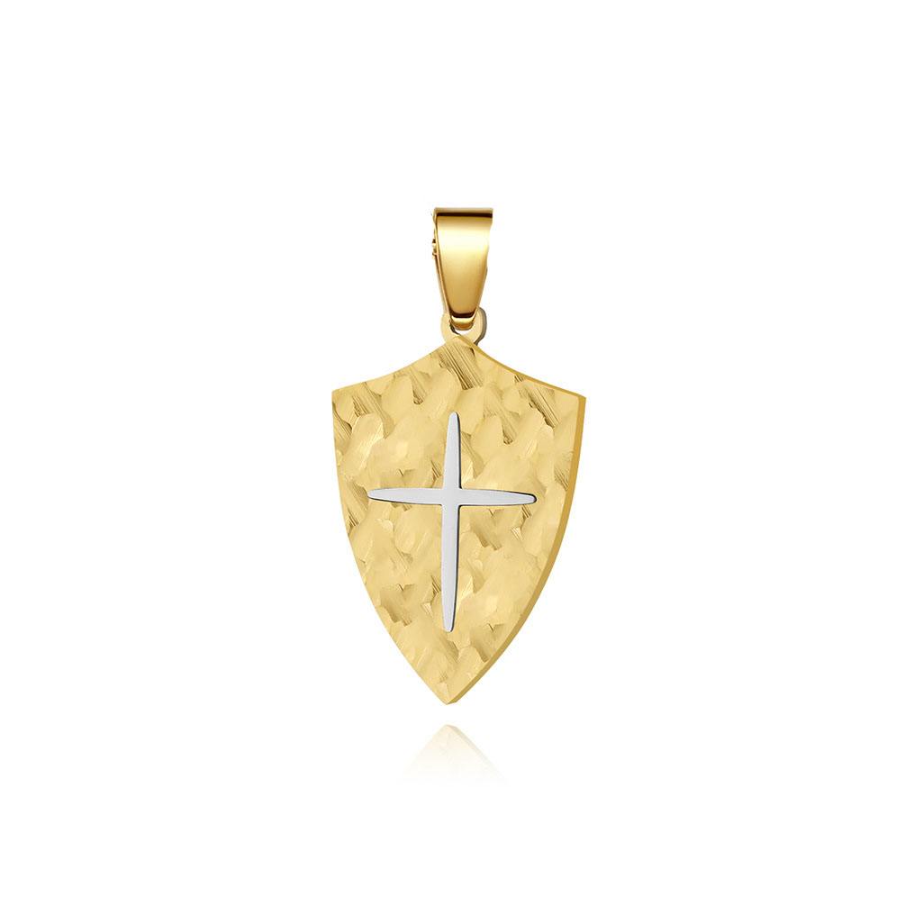 Gold single pendant