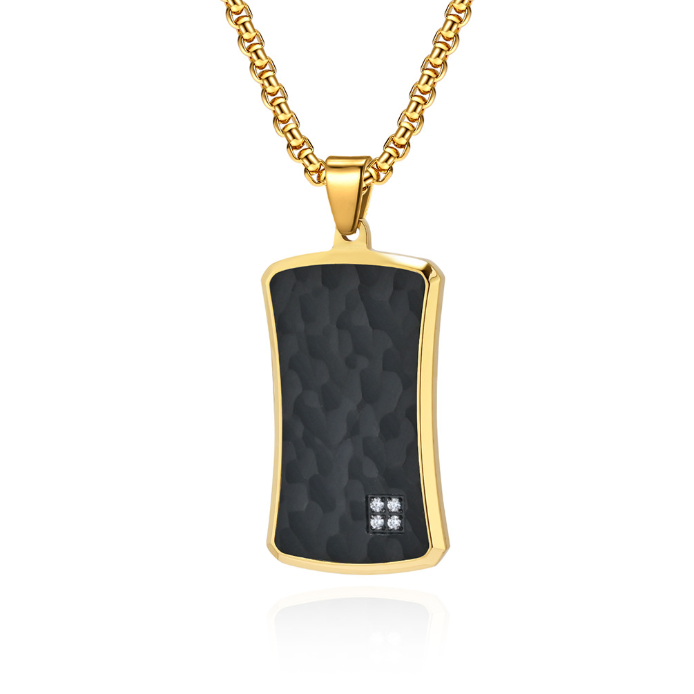 Black and gold necklace