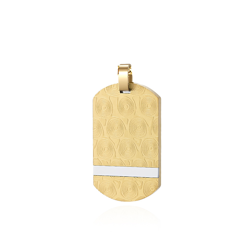 Single pendant gold