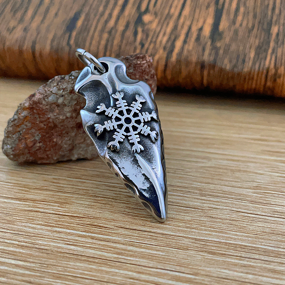 Steel color single pendant