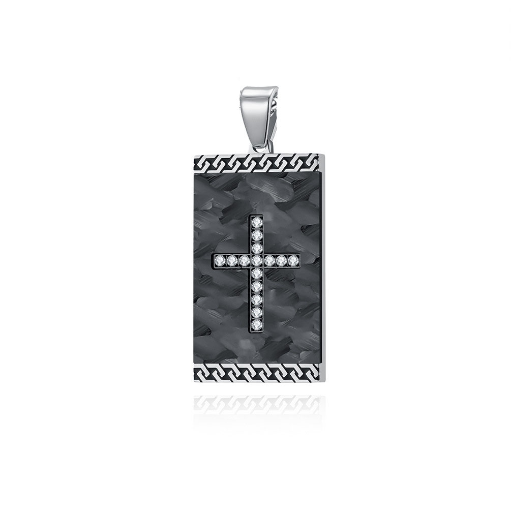 Single pendant steel black