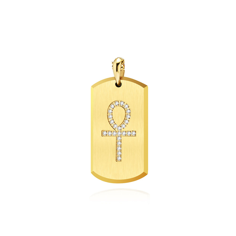 Single pendant gold