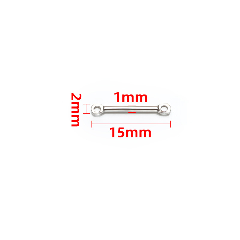 Double hole connecting rod 1.0x15mm