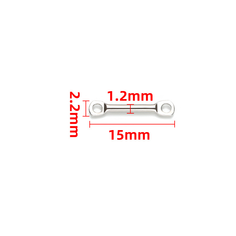 Double hole connecting rod 1.2x15mm