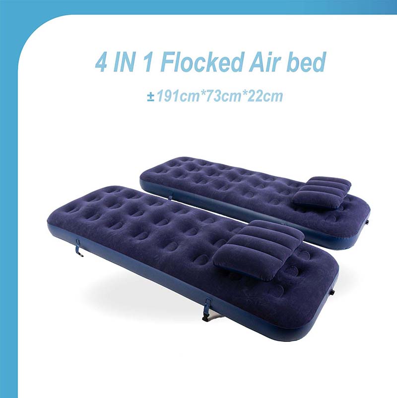 4 in 1 couple flocking bed 2023 (191cm*73cm*22cm) 27317