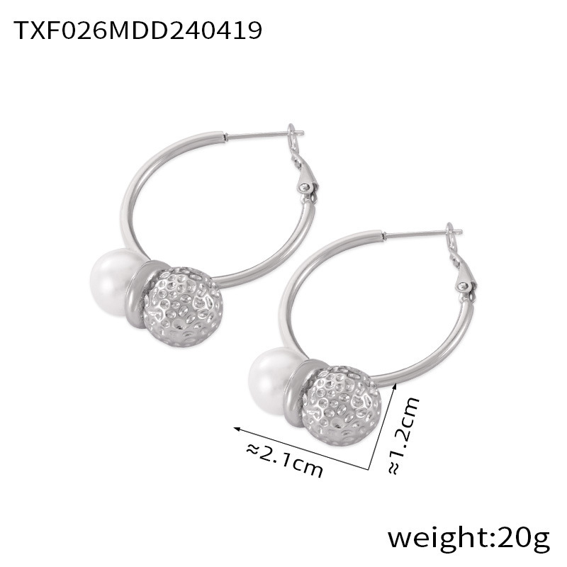 4:Steel earrings