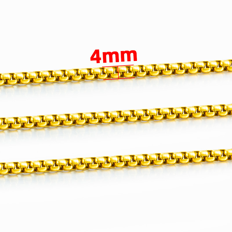 18K gold plated 2.5mm