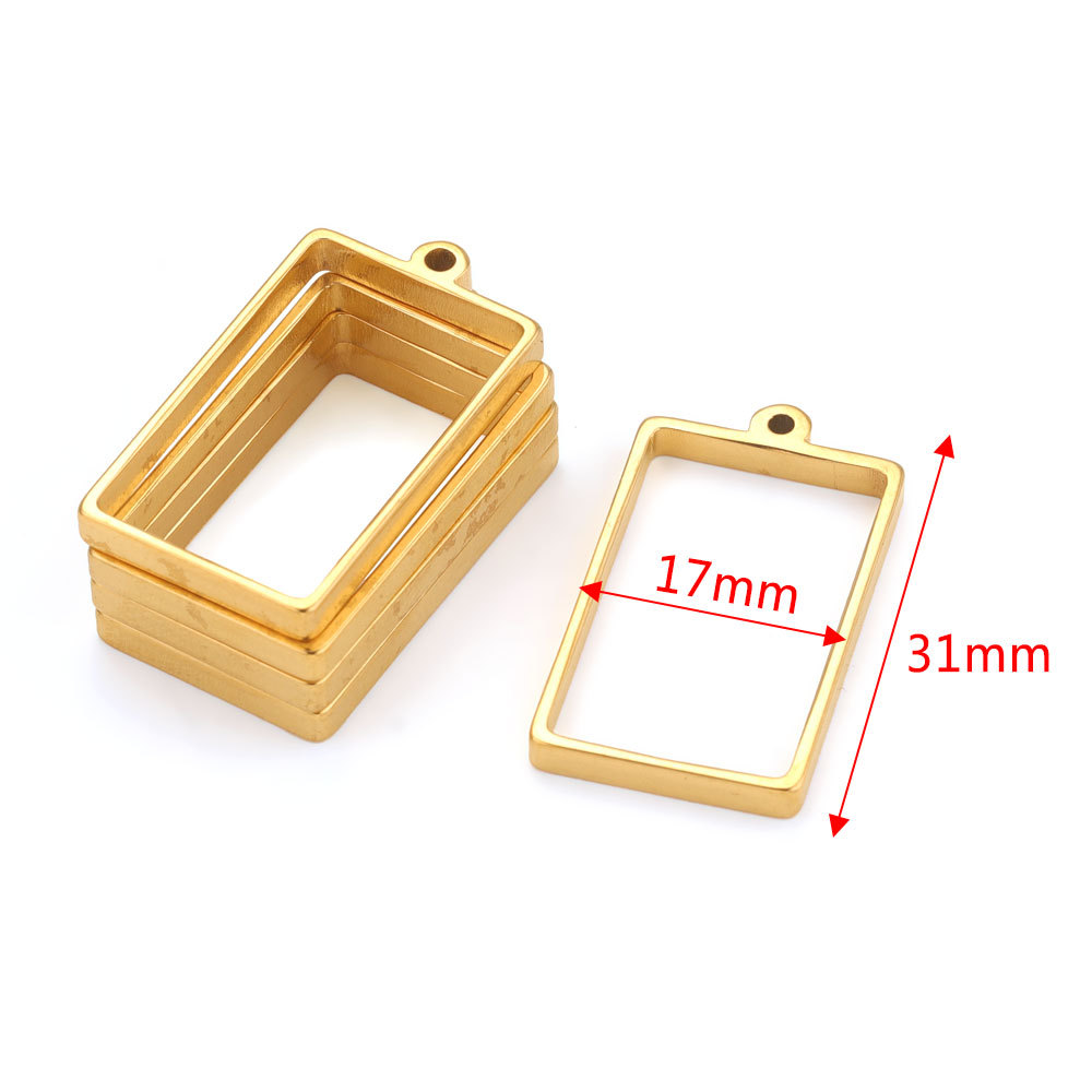 Gold-short rectangle