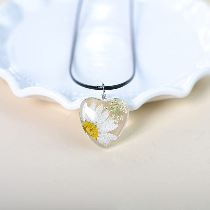 White chrysanthemum and white lace