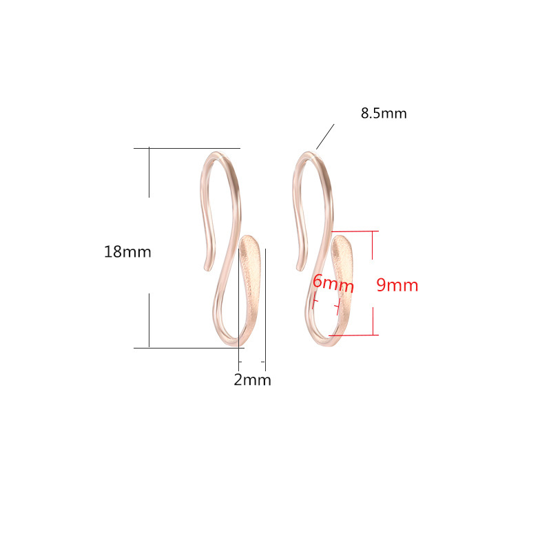 rose gold color small size-18mm