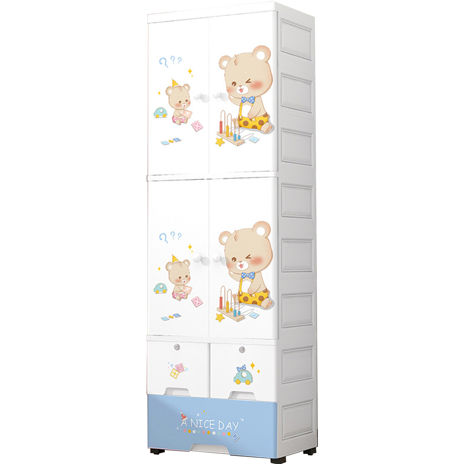 2 floors dual purpose  2 drawers Baby Bear divider