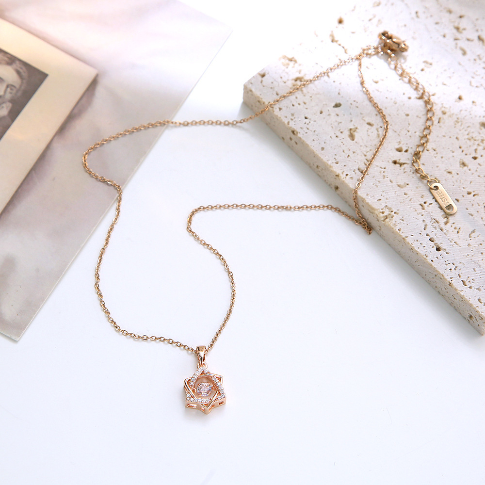 Lip Chain - Rose gold