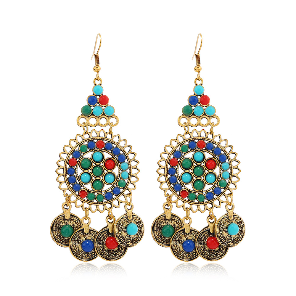 Antique gold earrings