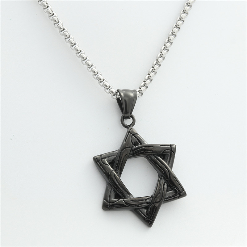 Black pendant plus chain 3.0 * 60cm