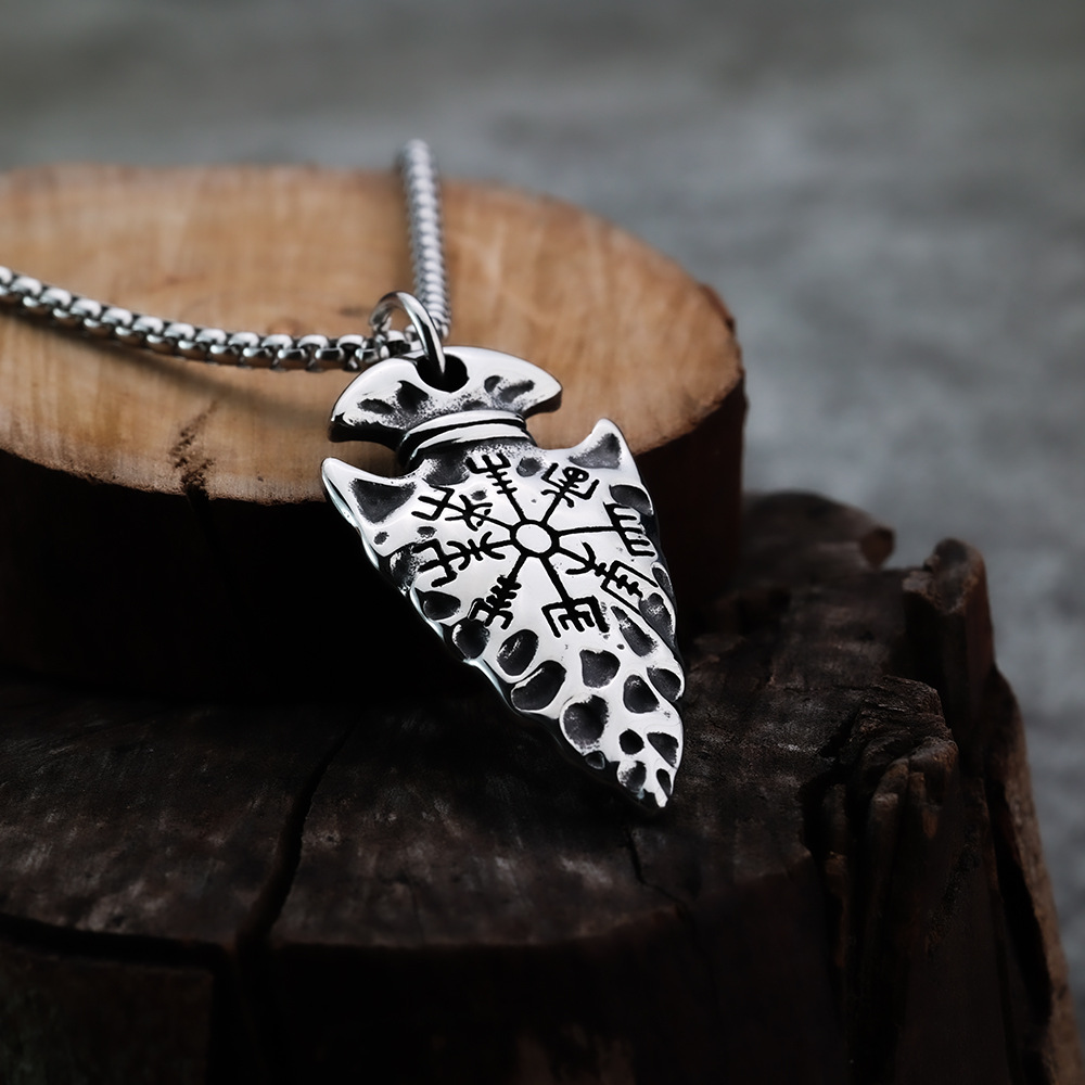 Single steel pendant