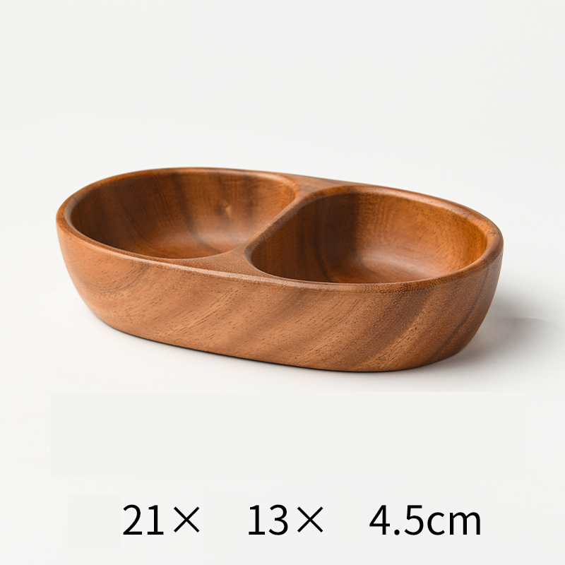 Double oval fruit tray 21x12x4.5CM