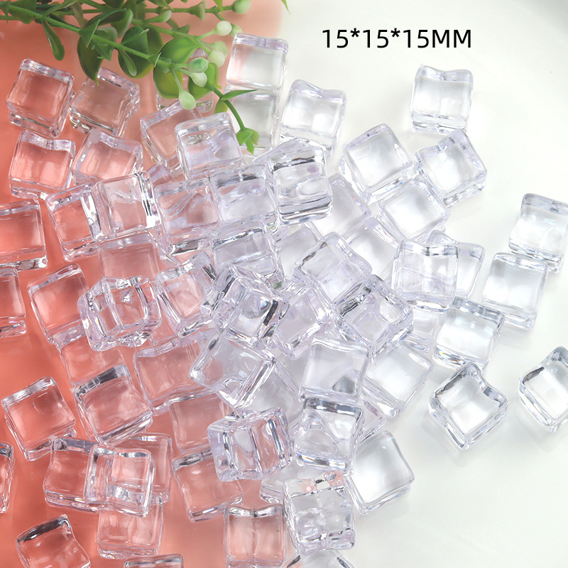 Transparent Square ice 15mm