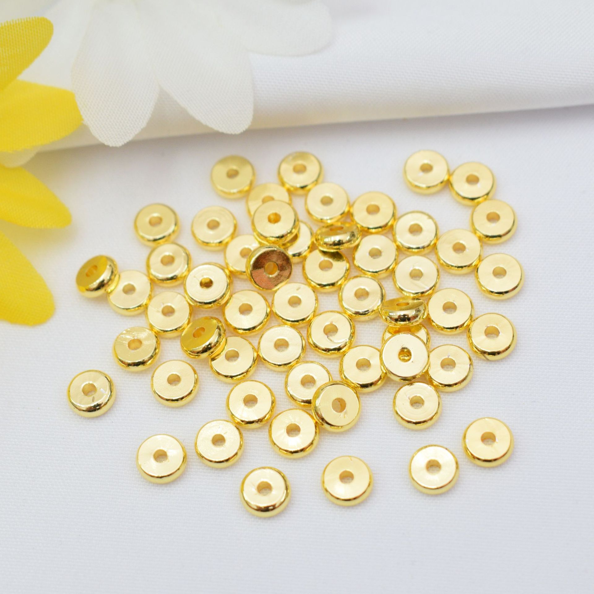 18k gold color 3mm