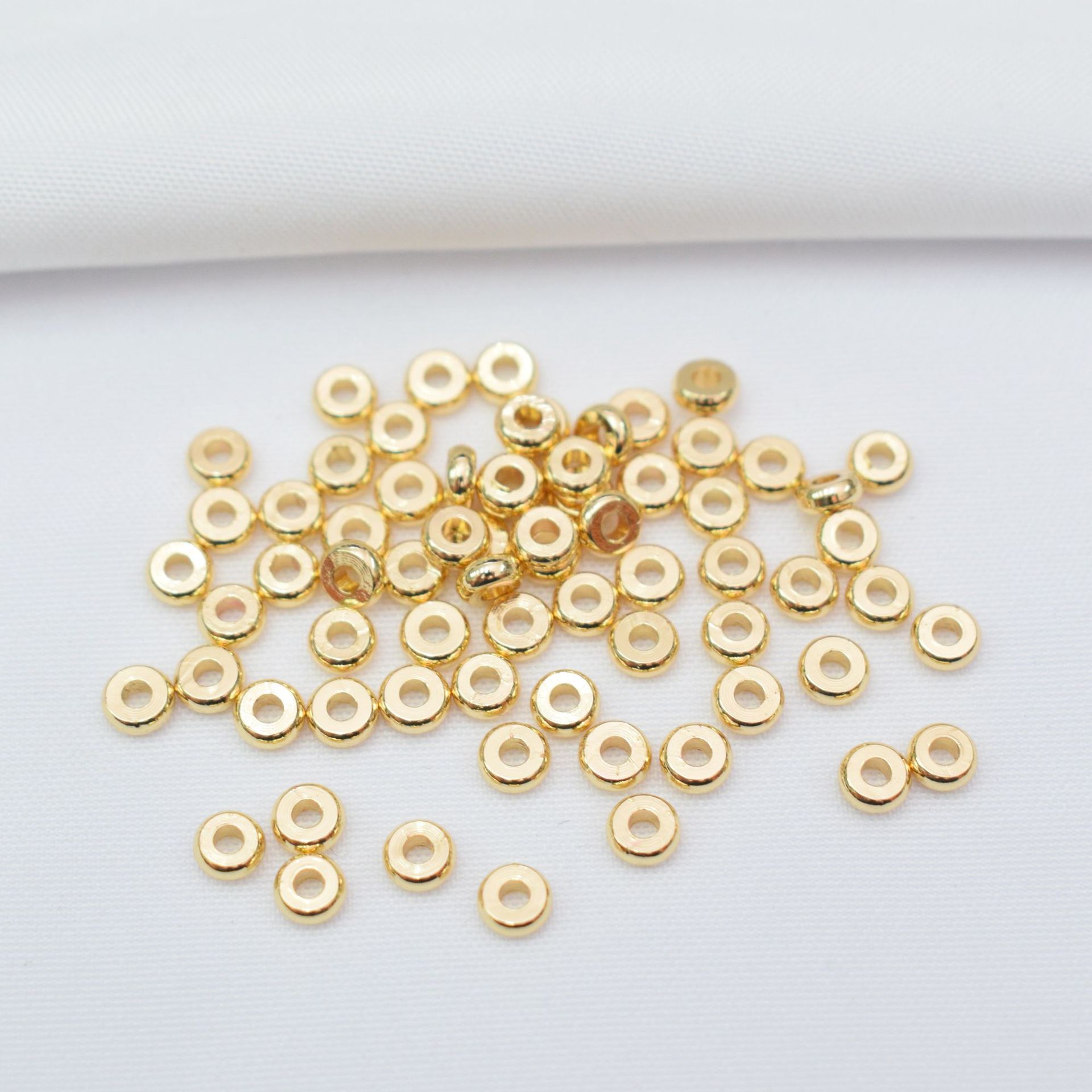 14k gold color 3mm