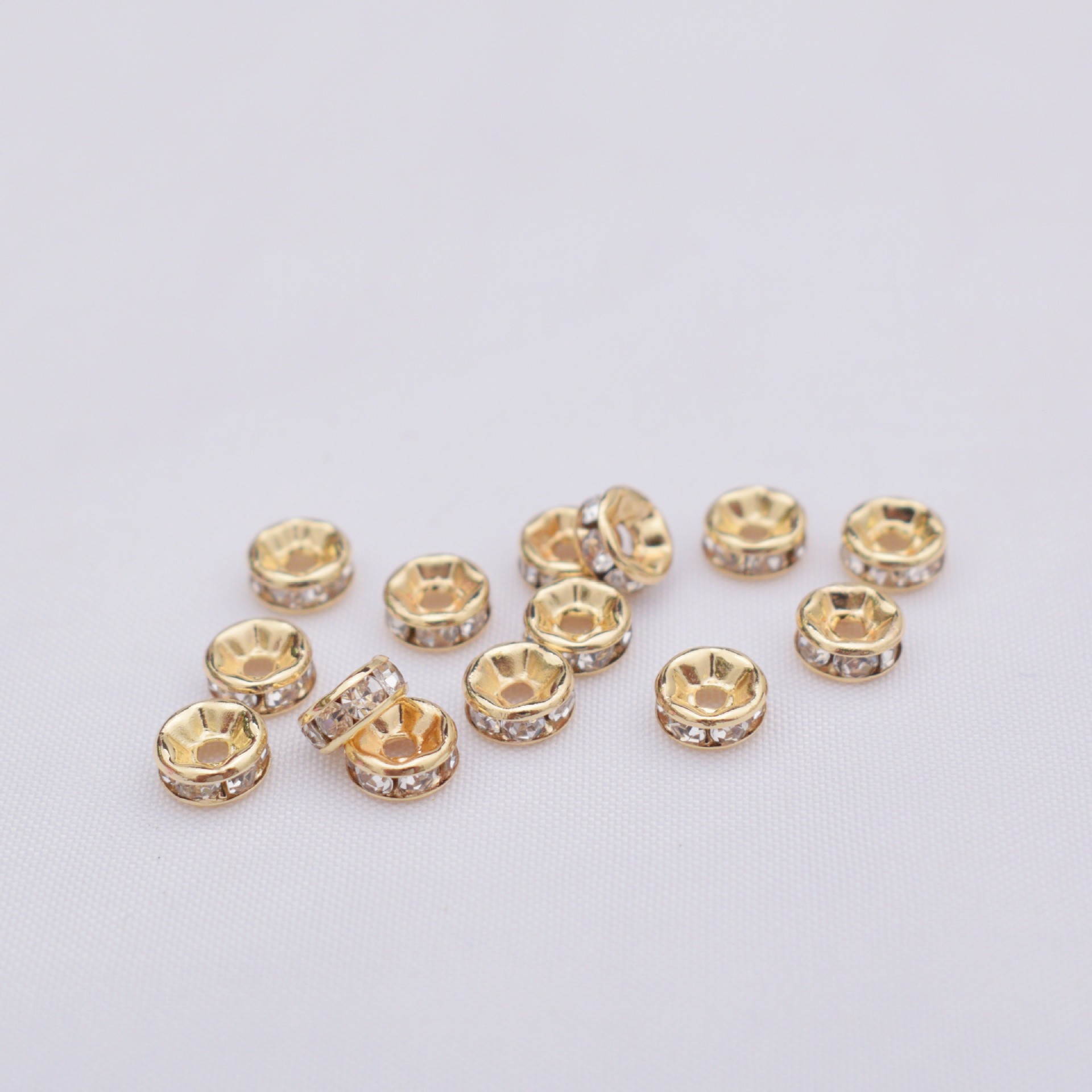 L2 8mm 14k gold color