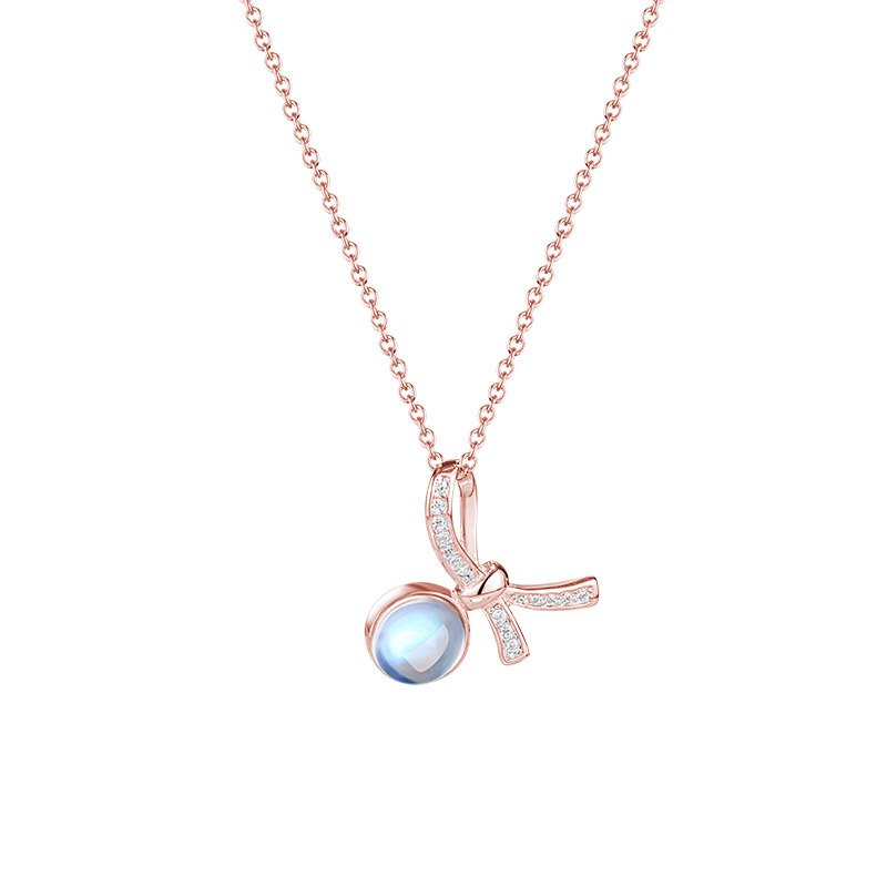 rose gold colo Necklacer-40:5cm