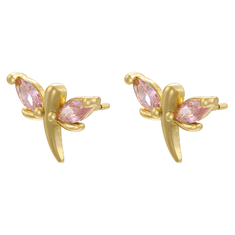 Gold pink diamond