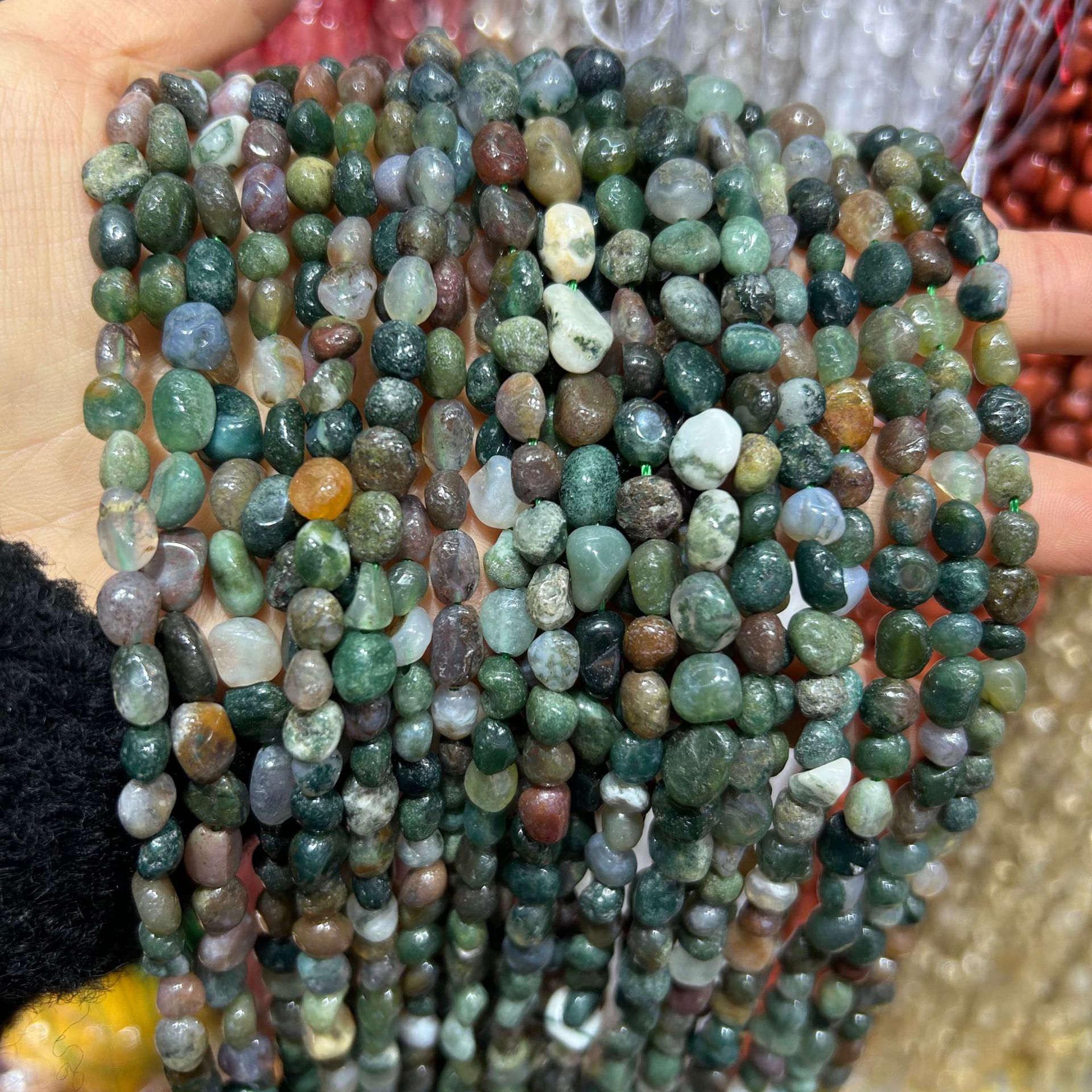 15 moss agate