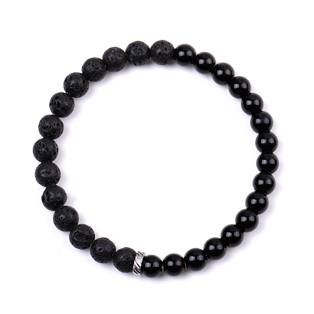 Bright black stone