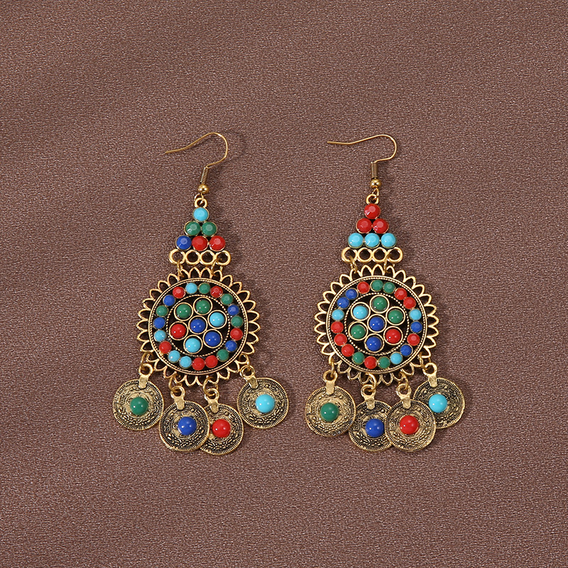 Antique gold earrings