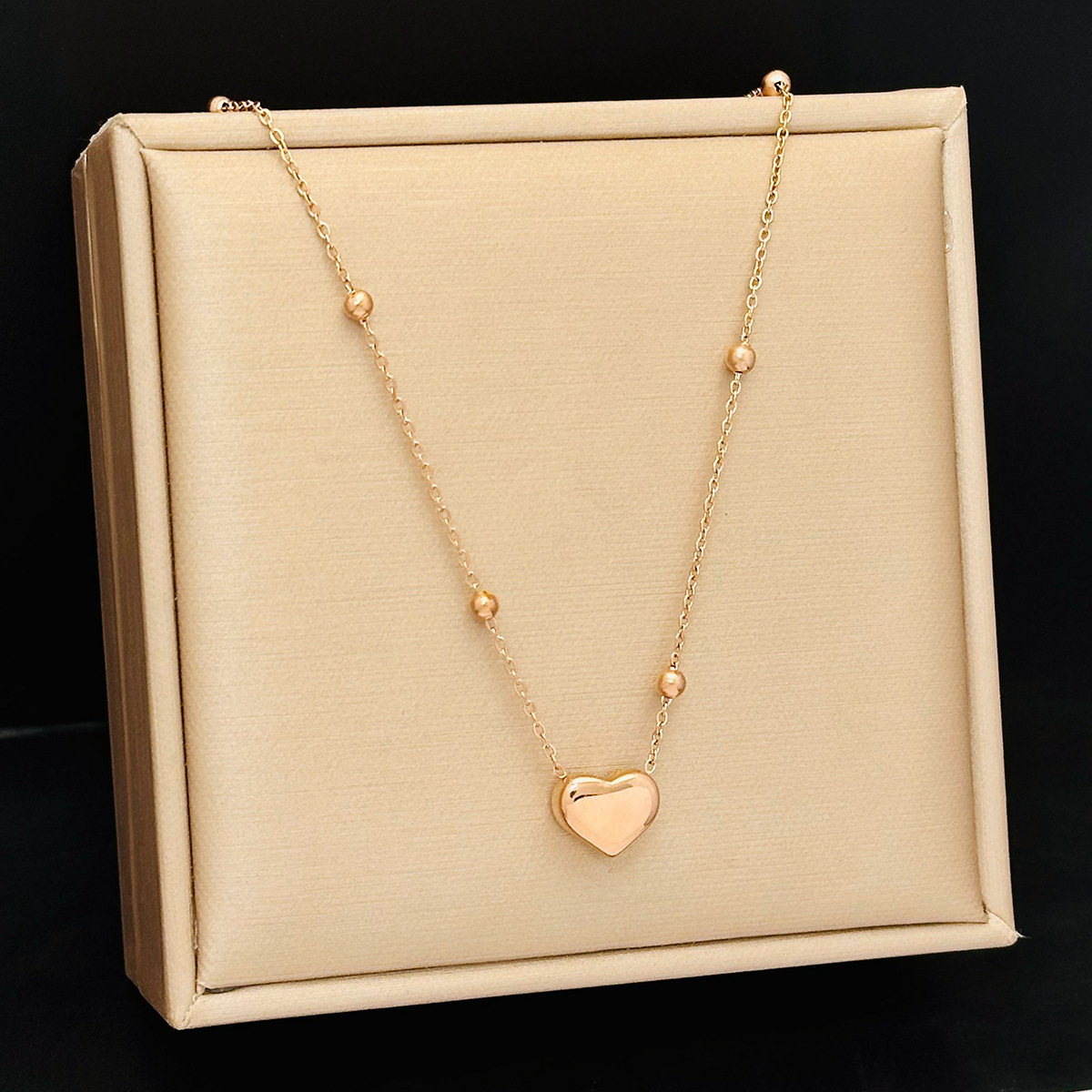 2:Necklace - Rose gold -45cm