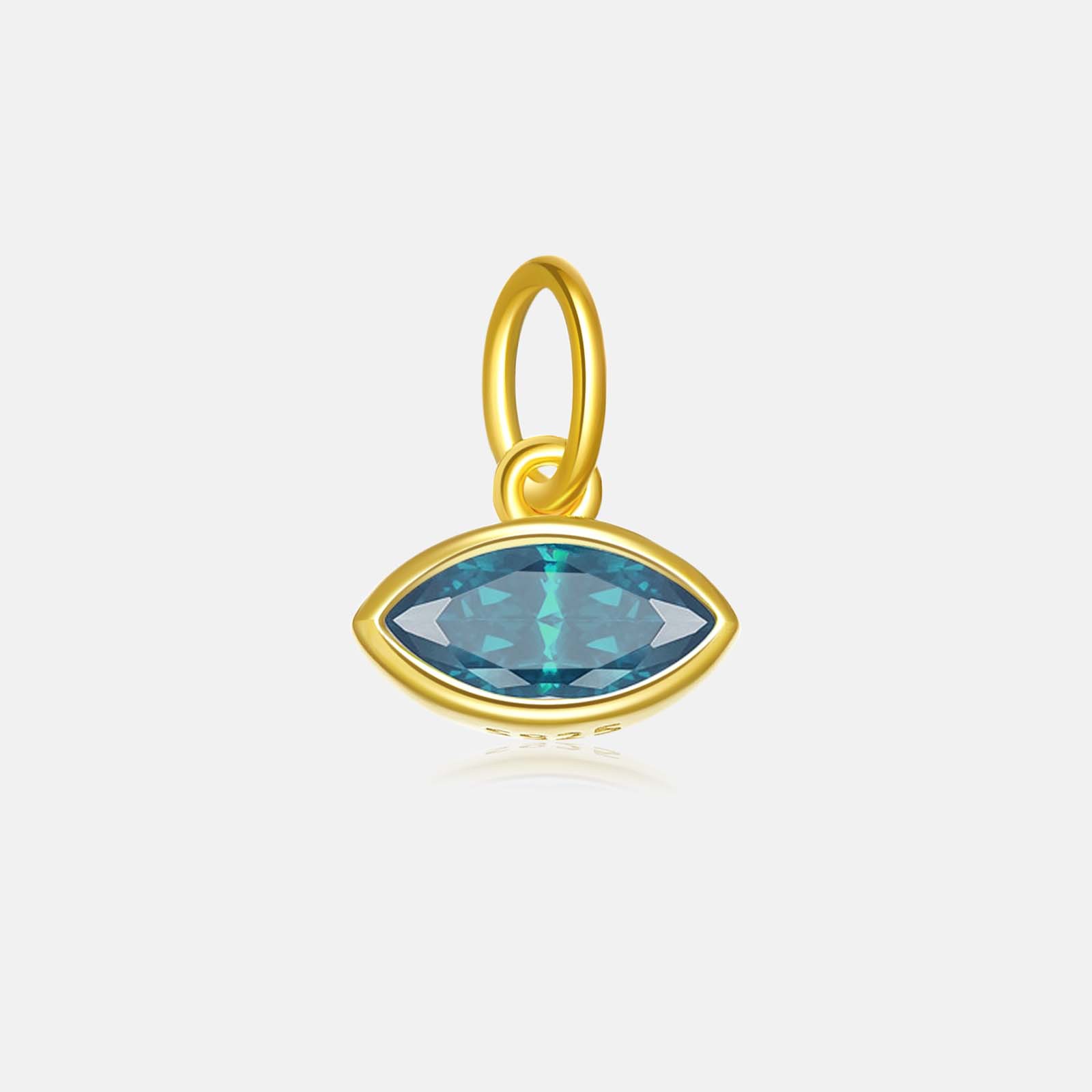 18k gold sea blue