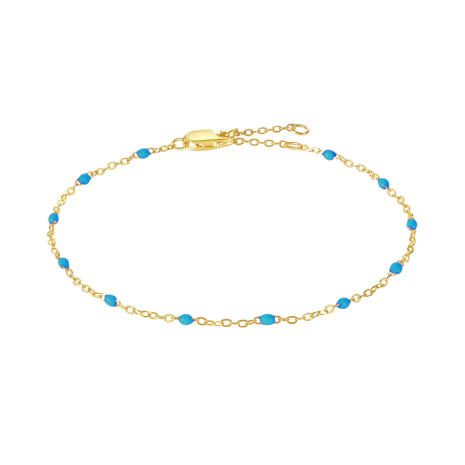 18k gold blue