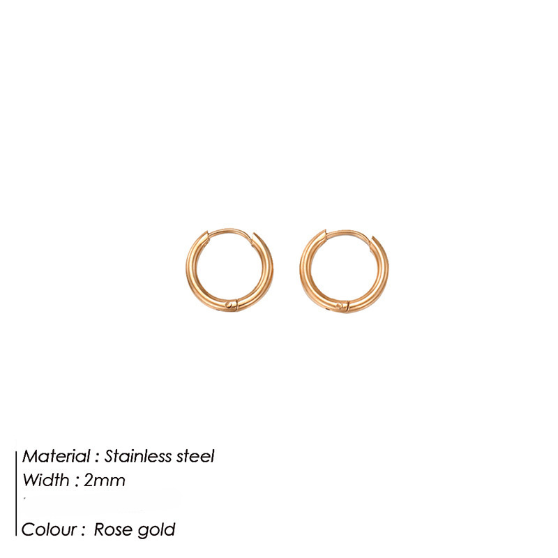 rose gold color 12mm