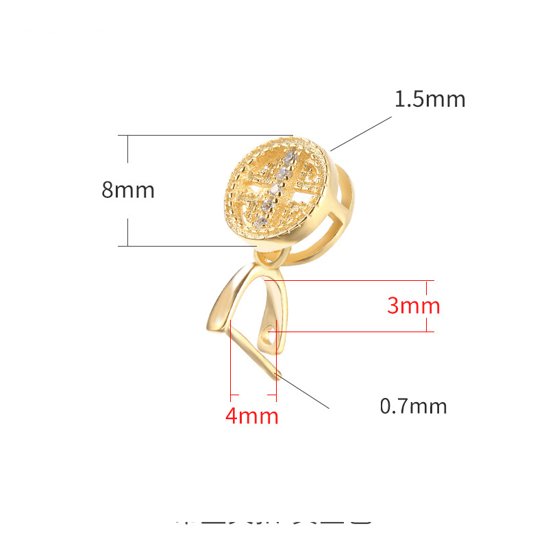 Clip debit yellow gold