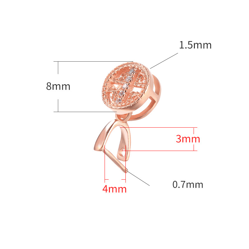 3:Clip-on rose gold