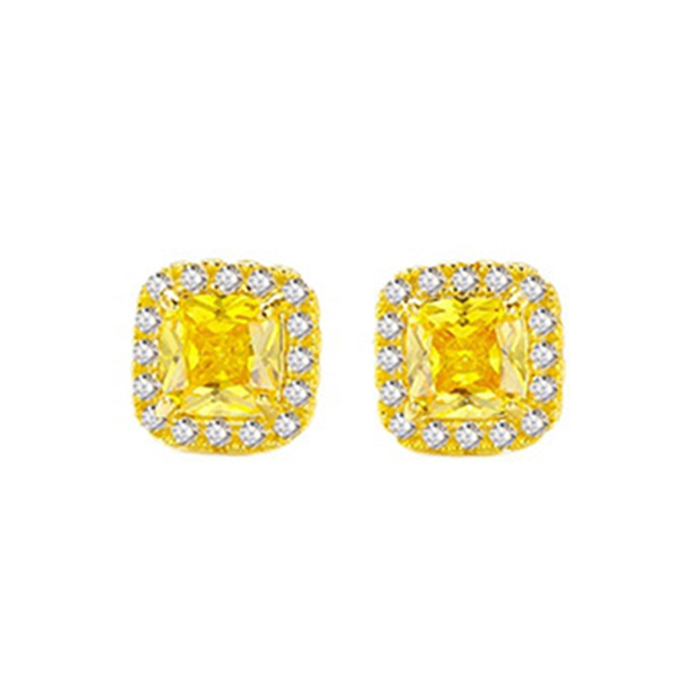 4:D earring 7x7mm