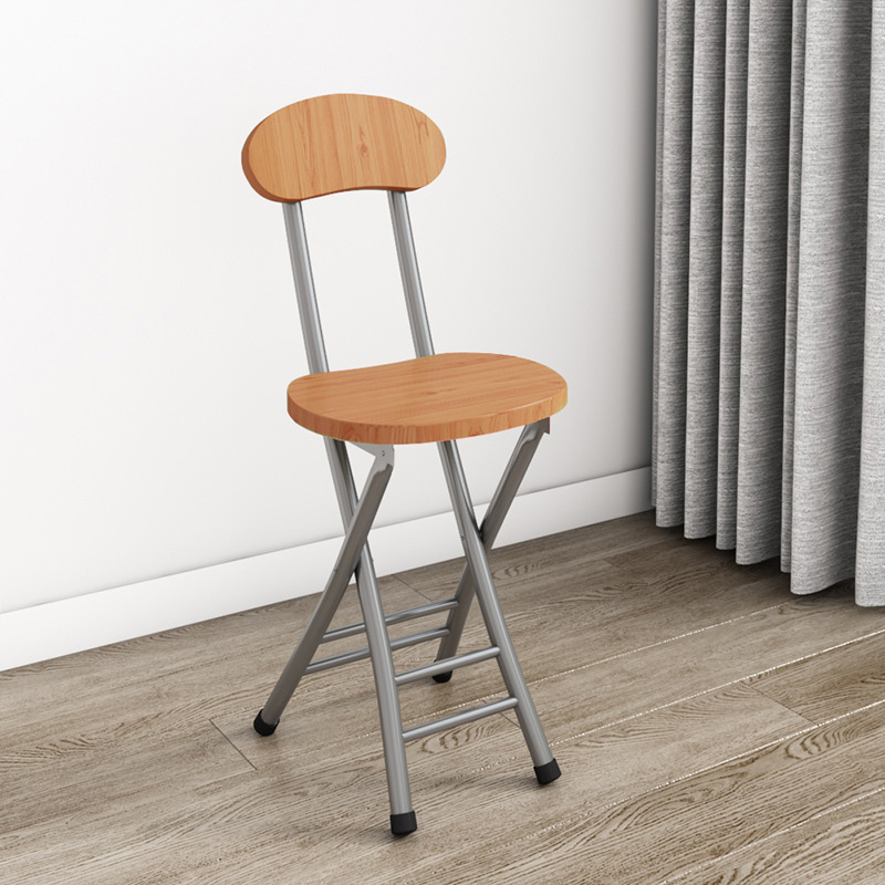 Back chair gray legs yellow side