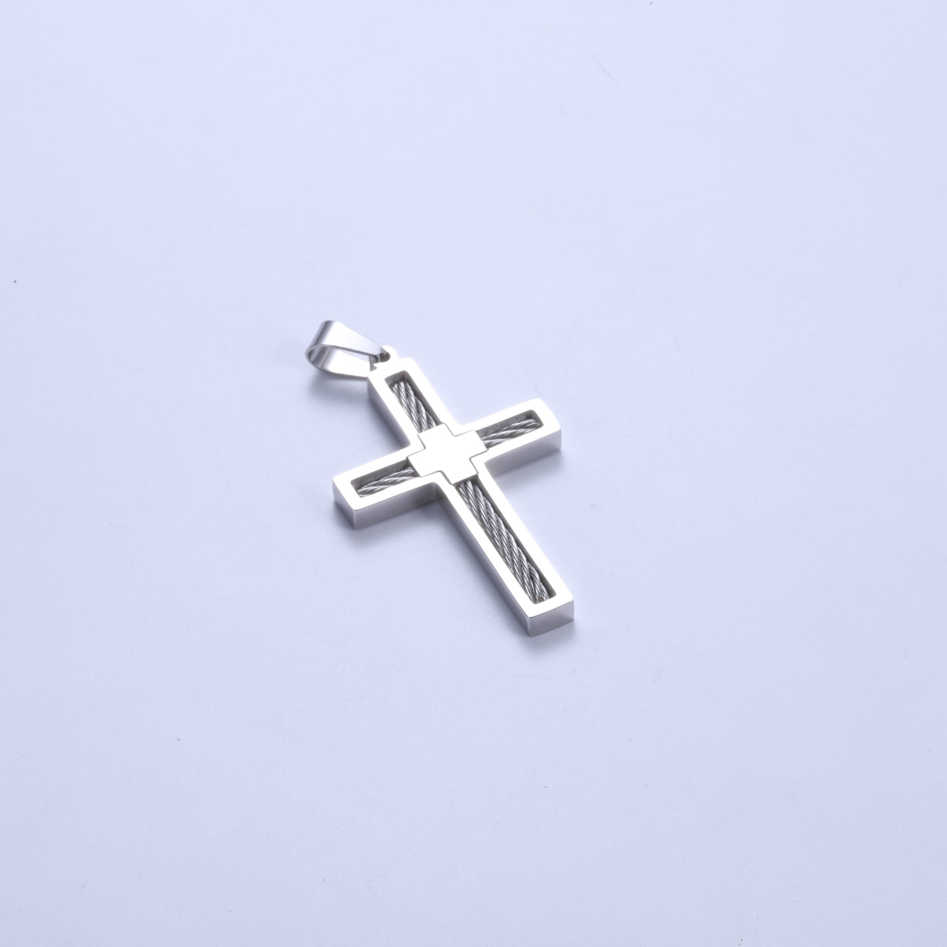 Steel color single pendant