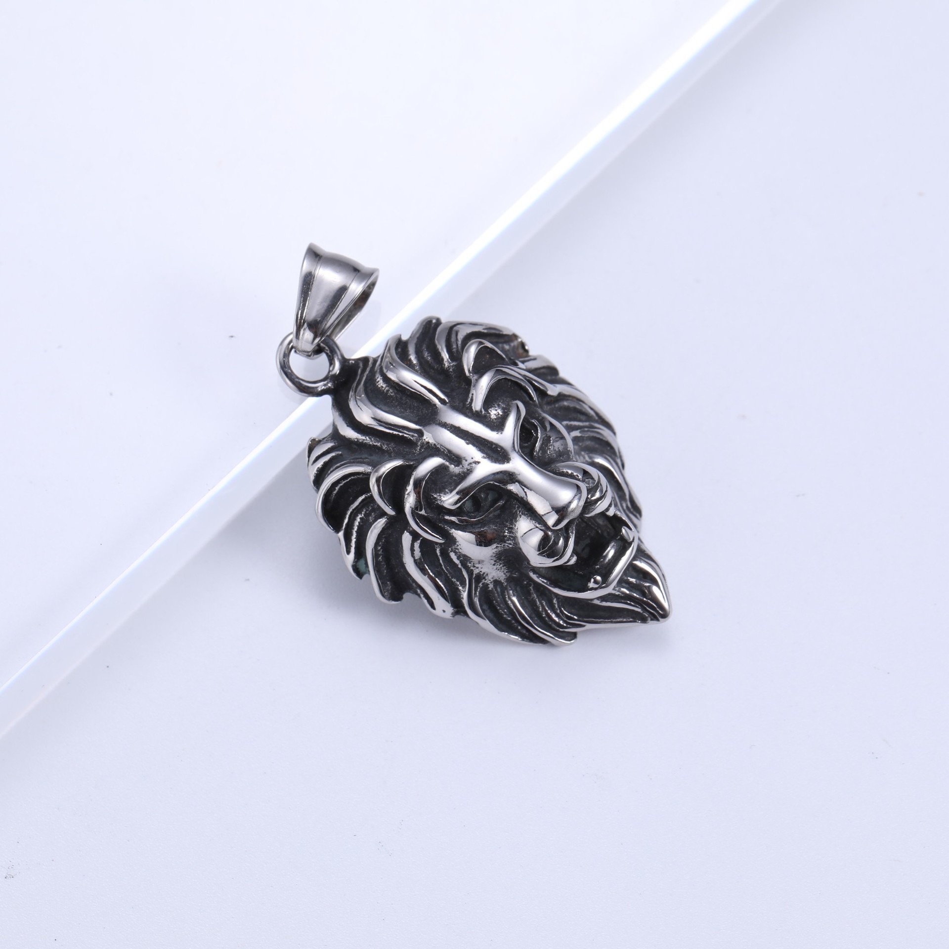 Steel color single pendant