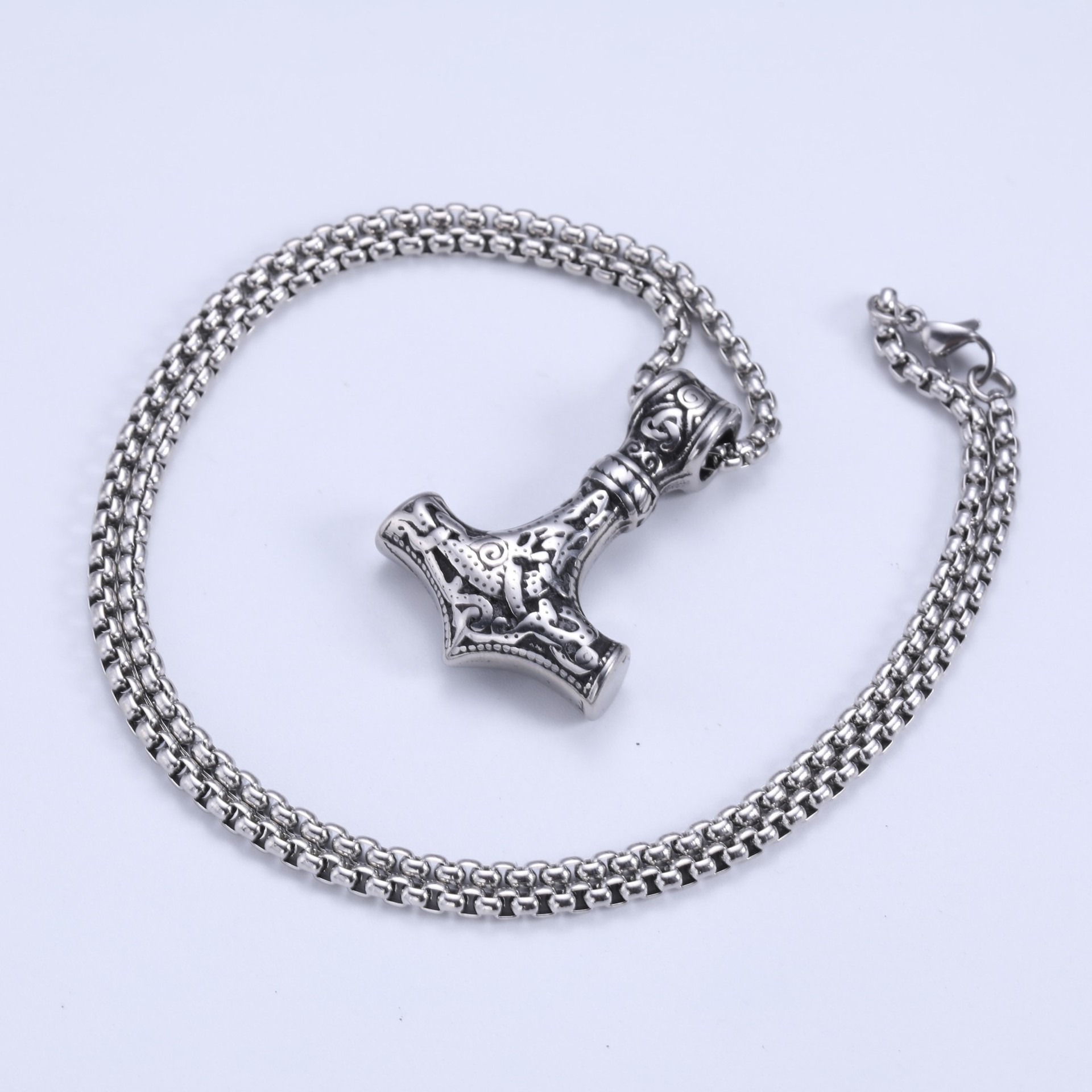 2:Pendant   square pearl chain