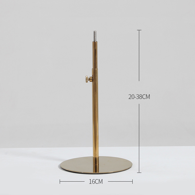 Gold round head mold base (separate)