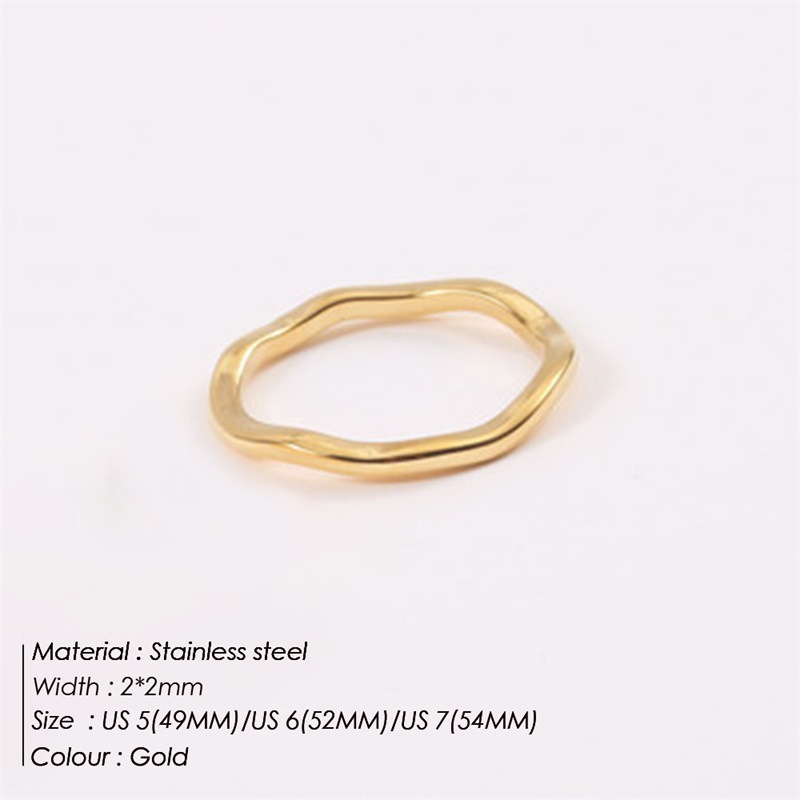 2MM-gold US Size #5