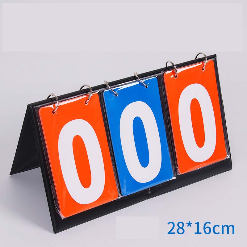 Leather three-way scoreboard red - blue