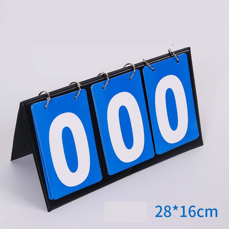 Leather three-way scoreboard blue