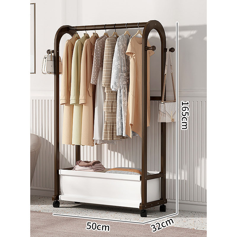 Walnut 50-storage coat rack