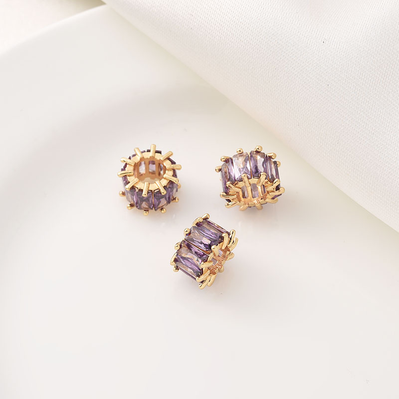 Gold purple zirconium