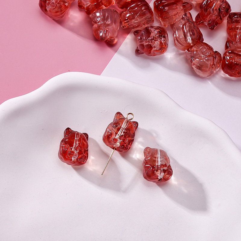 Imitation strawberry crystal red