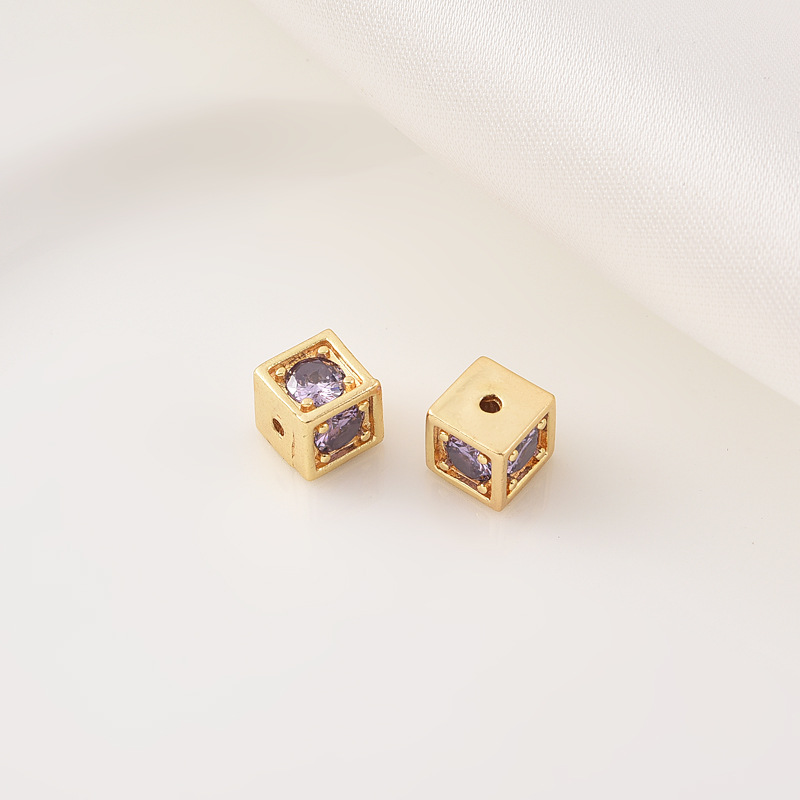 Gold purple zirconium