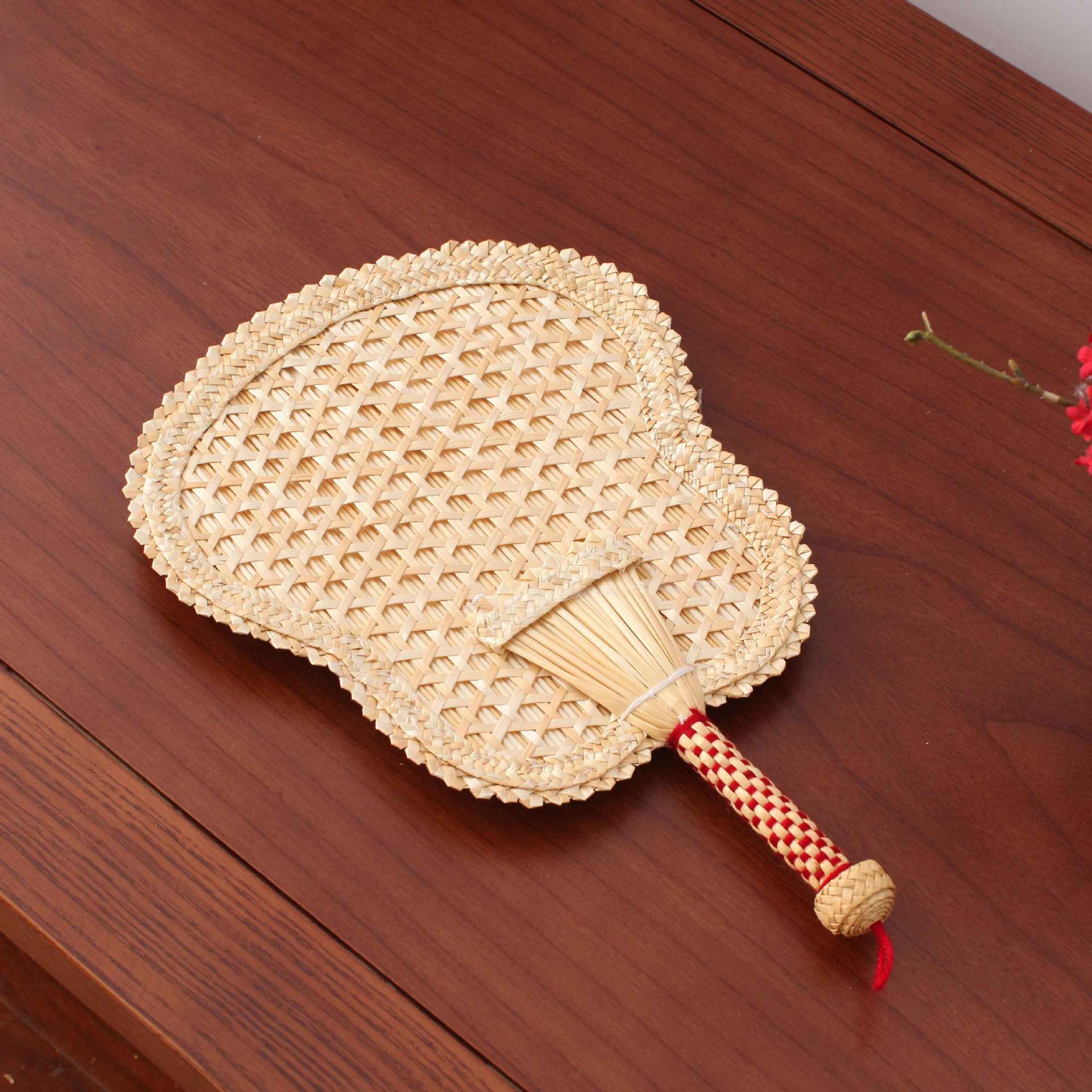 Plantain type wheat straw fan -37x24cm